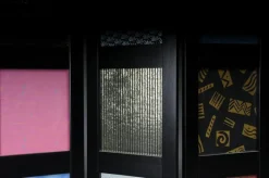 Pamono Multi-Colored Ebonized Room Divider><noscript><img width=