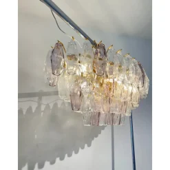 Pamono Multicolored Poliedri Murano Glass Chandelier by Simoeng><noscript><img width=