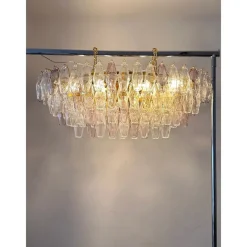Pamono Multicolored Poliedri Murano Glass Chandelier by Simoeng><noscript><img width=