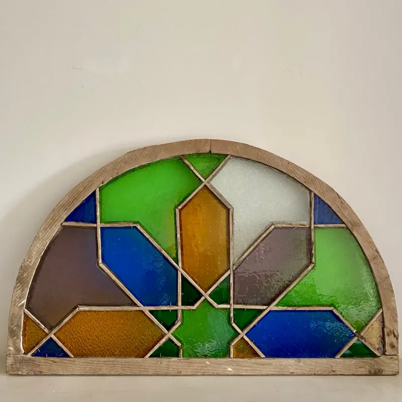Pamono Multi-colored Stained Glass Decoration> Architectural Elements