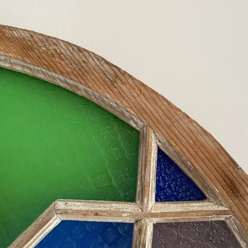 Pamono Multi-colored Stained Glass Decoration> Architectural Elements