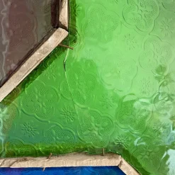 Pamono Multi-colored Stained Glass Decoration><noscript><img width=