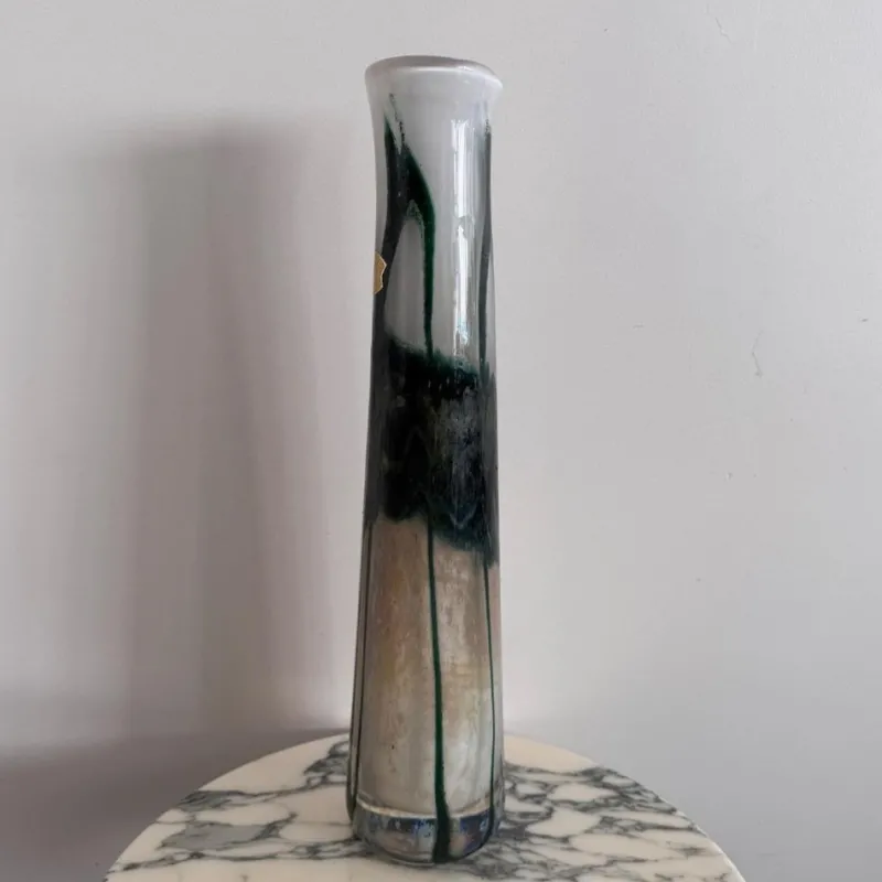 Pamono Multi-Layered Glass Vase by Val Saint Lambert> Vases