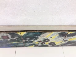 Pamono Mural in Ceramic from Karlsruher Majolika, 1960s><noscript><img width=