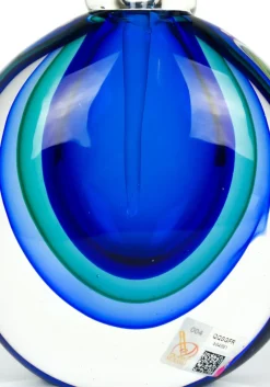 Pamono Murano & Sommerso Glass Vase by Michele Onesto for Made Murano Glass, 2019><noscript><img width=
