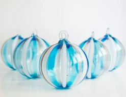 Hot Pamono Murano Christmas Baubles by Mariana Iskra for Ribes Studio, Set of 6
