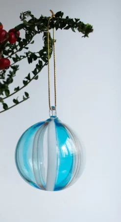 Hot Pamono Murano Christmas Baubles by Mariana Iskra for Ribes Studio, Set of 6