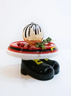 Pamono Murano Christmas Baubles by Mariana Iskra for Ribes Studio, Set of 6><noscript><img width=