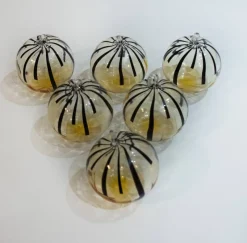 Pamono Murano Christmas Baubles by Mariana Iskra for Ribes Studio, Set of 6><noscript><img width=
