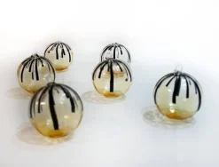 Pamono Murano Christmas Baubles by Mariana Iskra for Ribes Studio, Set of 6><noscript><img width=