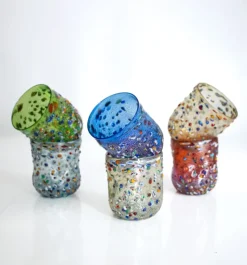 Discount Pamono Murano Crystal Glasses by Mariana Iskra, Set of 6