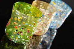 Best Pamono Murano Crystal Glasses by Mariana Iskra, Set of 6
