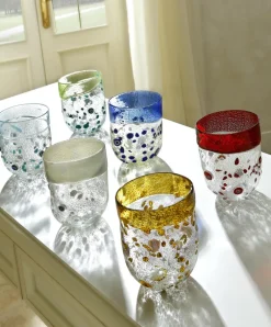 Outlet Pamono Murano Drinking Glasses by Mariana Iskra, Set of 6