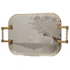 Pamono Murano Glass and Gold Tray after Barovier & Toso, Italy, 1950s