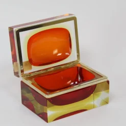 Pamono Murano Glass Box by Alessandro Mandruzzato, 1970s><noscript><img width=