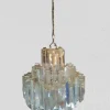 Pamono Murano Glass Chandelier attributed to Paolo Venini, 1970s