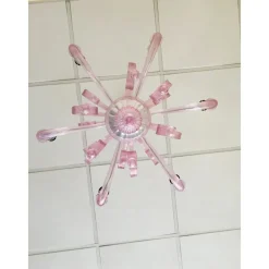Pamono Murano Glass Chandelier in Pink by Simoeng><noscript><img width=