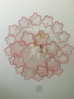 Clearance Pamono Murano Glass Chandelier Multicolors