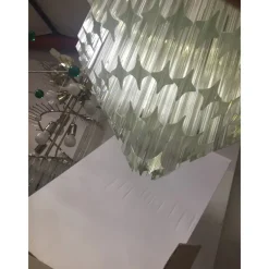 Sale Pamono Murano Glass Chandelier with Quadriedro by Simoeng