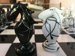 New Pamono Murano Glass Chessboard from Simoeng, Italy