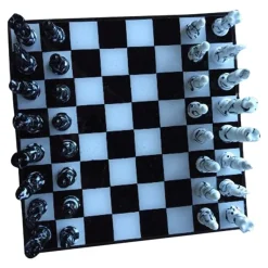 New Pamono Murano Glass Chessboard from Simoeng, Italy