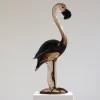 New Pamono Murano Glass Flamingo Sculpture by Franco Bottaro, 1960s