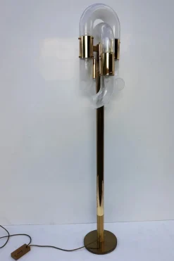 Pamono Murano Glass Floor Lamp by Aldo Nason for Mazegga, 1970s> Floor Lamps