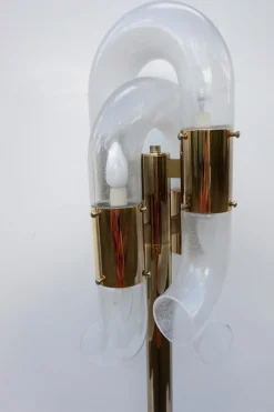 Pamono Murano Glass Floor Lamp by Aldo Nason for Mazegga, 1970s><noscript><img width=