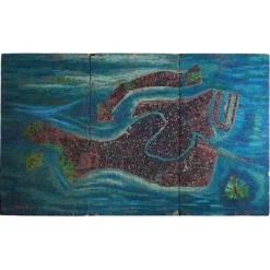Pamono Murano Glass Mosaic of Venice from Salviati & Co., 19th-Century> Architectural Elements