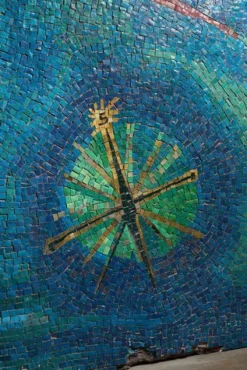 Pamono Murano Glass Mosaic of Venice from Salviati & Co., 19th-Century><noscript><img width=