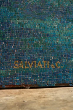 Pamono Murano Glass Mosaic of Venice from Salviati & Co., 19th-Century><noscript><img width=