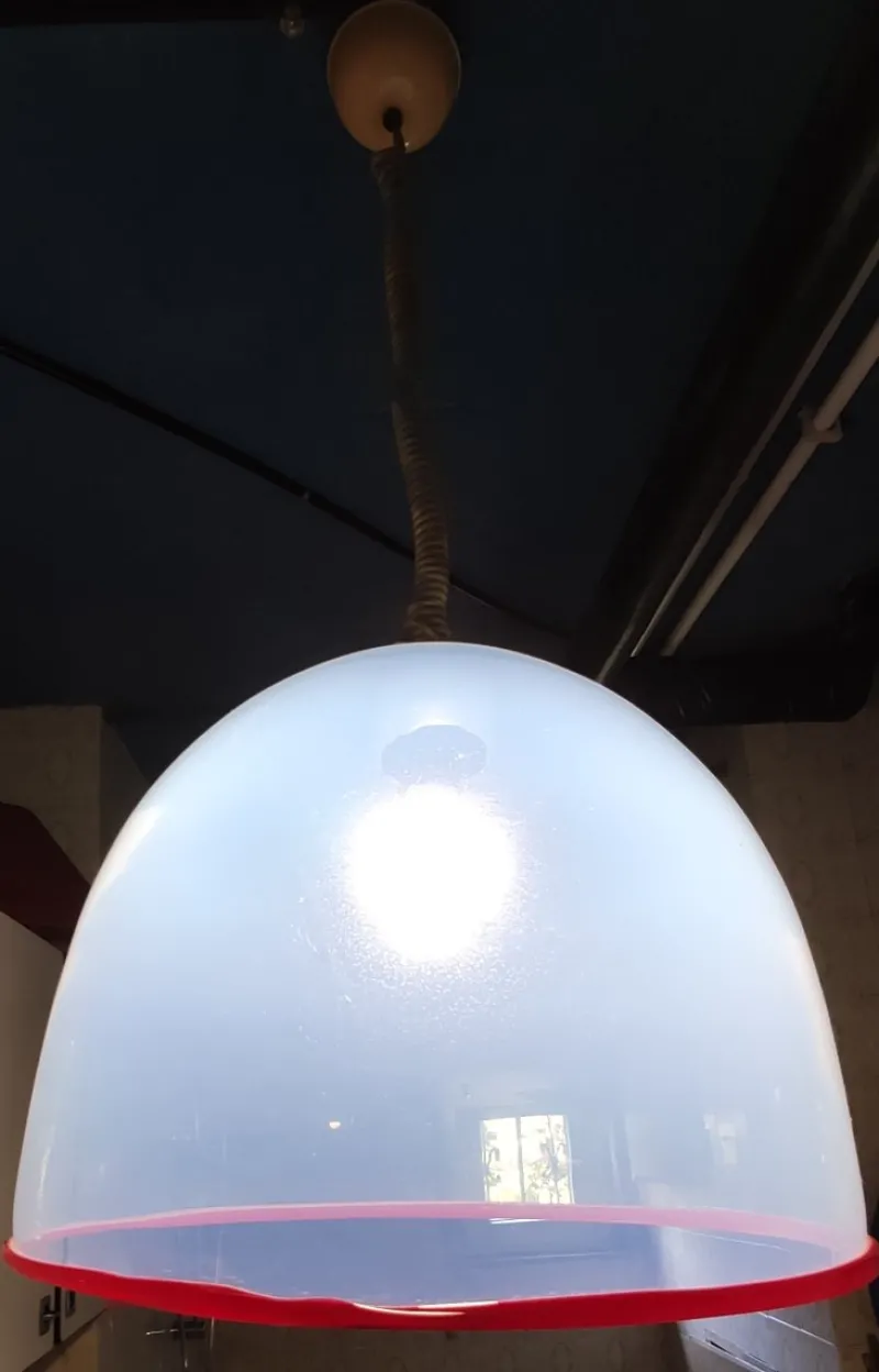 Clearance Pamono Murano Glass Pendant Lamp by Roberto Pamio & Renato Toso for Leucos, 1970s