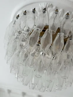 Best Pamono Murano Glass Plafond Flush Mount in the style of Carlo Scarpa