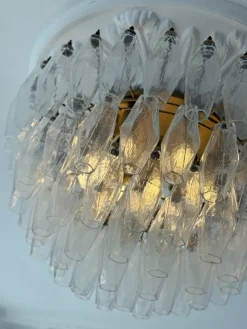 Best Pamono Murano Glass Plafond Flush Mount in the style of Carlo Scarpa