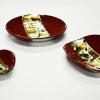 Pamono Murano Glass Red Pope Plates by Stefano Birello for VeVe Glass, 2019, Set of 3> Decorative Plates