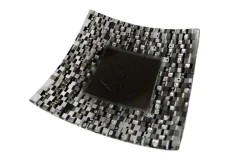 Pamono Murano Glass San Rocco Q25 Plate by Stefano Birello for VéVé Glass> Decorative Plates