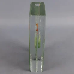 Pamono Murano Glass Single Flower Aquarium Vase by Barbini, 1960s><noscript><img width=