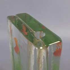 Pamono Murano Glass Single Flower Aquarium Vase by Barbini, 1960s><noscript><img width=