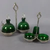 Pamono Murano Glass Table Set by Nason Moretti, 1960s, Set of 2> Dinnerware Accessories