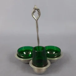 Pamono Murano Glass Table Set by Nason Moretti, 1960s, Set of 2><noscript><img width=
