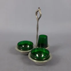 Pamono Murano Glass Table Set by Nason Moretti, 1960s, Set of 2><noscript><img width=