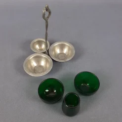 Pamono Murano Glass Table Set by Nason Moretti, 1960s, Set of 2><noscript><img width=