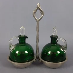 Pamono Murano Glass Table Set by Nason Moretti, 1960s, Set of 2><noscript><img width=