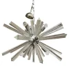 New Pamono Murano Glass Triedro Sputnik Chandelier by Simoeng