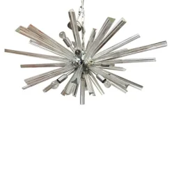 New Pamono Murano Glass Triedro Sputnik Chandelier by Simoeng