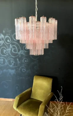 Pamono Murano Glass Tube Chandelier><noscript><img width=