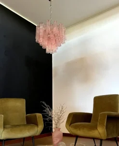 Pamono Murano Glass Tube Chandelier><noscript><img width=