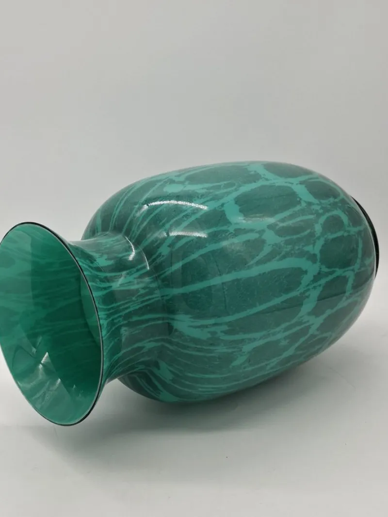 Pamono Murano Glass Vase by Veart, 1980> Vases