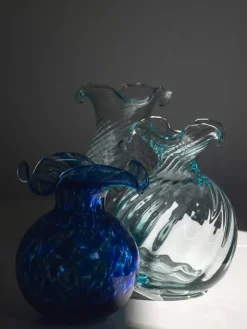 Clearance Pamono Murano Glass Vases by Mariana Iskra for Ribes the Art of Glass, Set of 3