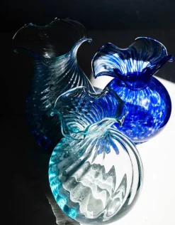 Clearance Pamono Murano Glass Vases by Mariana Iskra for Ribes the Art of Glass, Set of 3